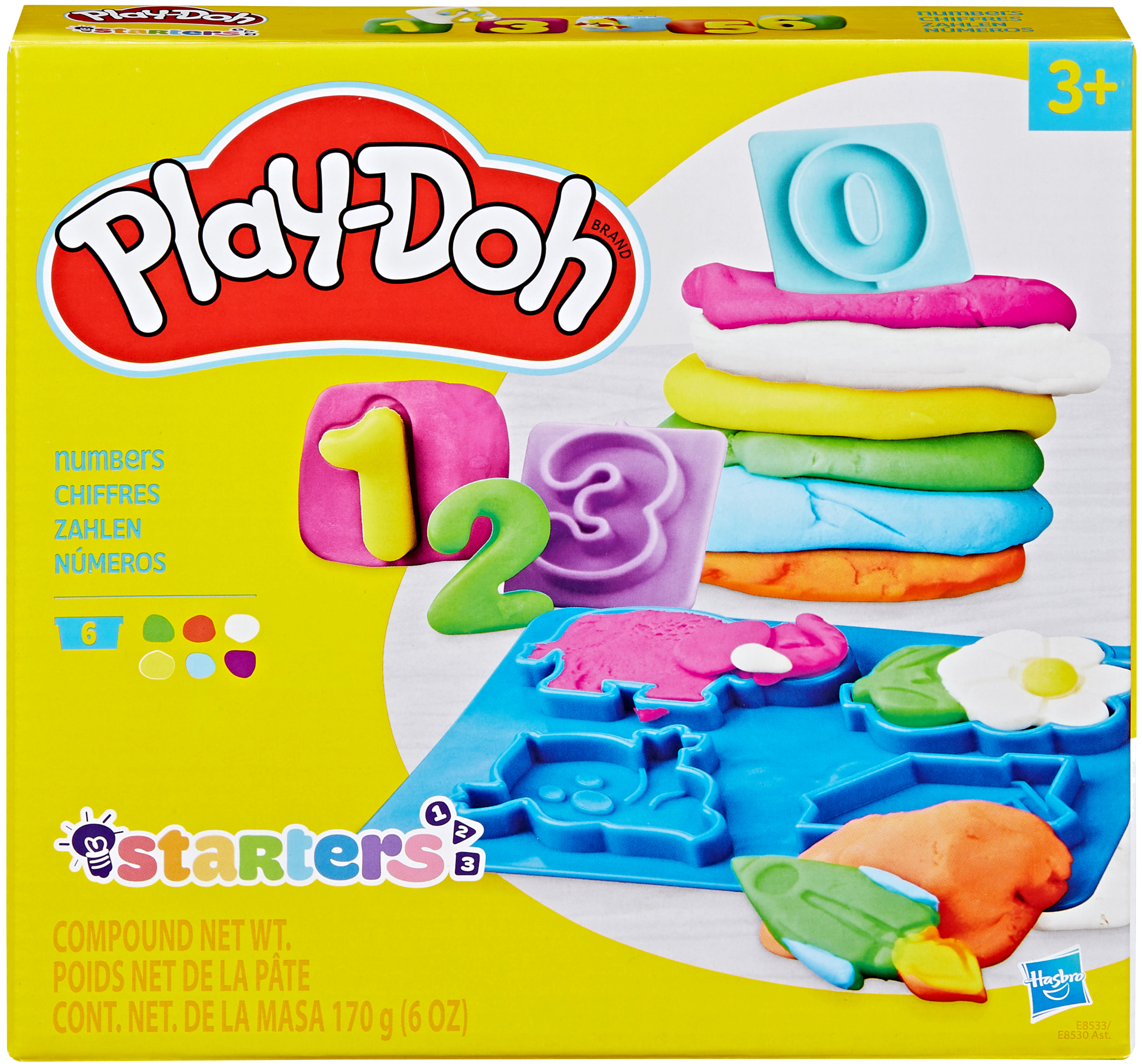 Наборы для лепки Hasbro Основы E8533 Play-Doh FUNDAMENTALS NUMBERS (E8530_E8533) - Фото 1