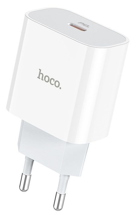 Мережевий зарядний пристрій HOCO C76A Plus Speed source PD20W charger White (6931474746917) - Фото 1