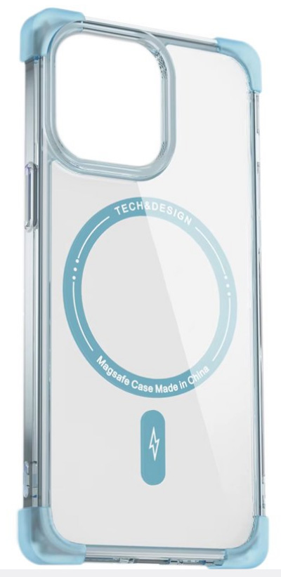 Чехол для смартфона Gelius Proof Special MagSafe for iPhone 16 Plus Transparent Blue (99728) - Фото 1