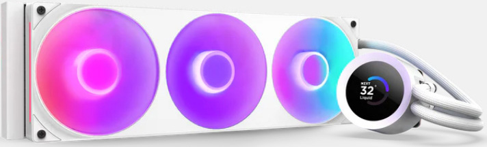Водяная система охлаждения NZXT Kraken Plus White (RL-KR360-W2) - Фото 1