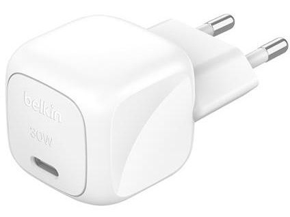 Сетевое зарядное устройство Belkin 30Вт USB-С PD PPS White (WCA008KQWH) - Фото 1