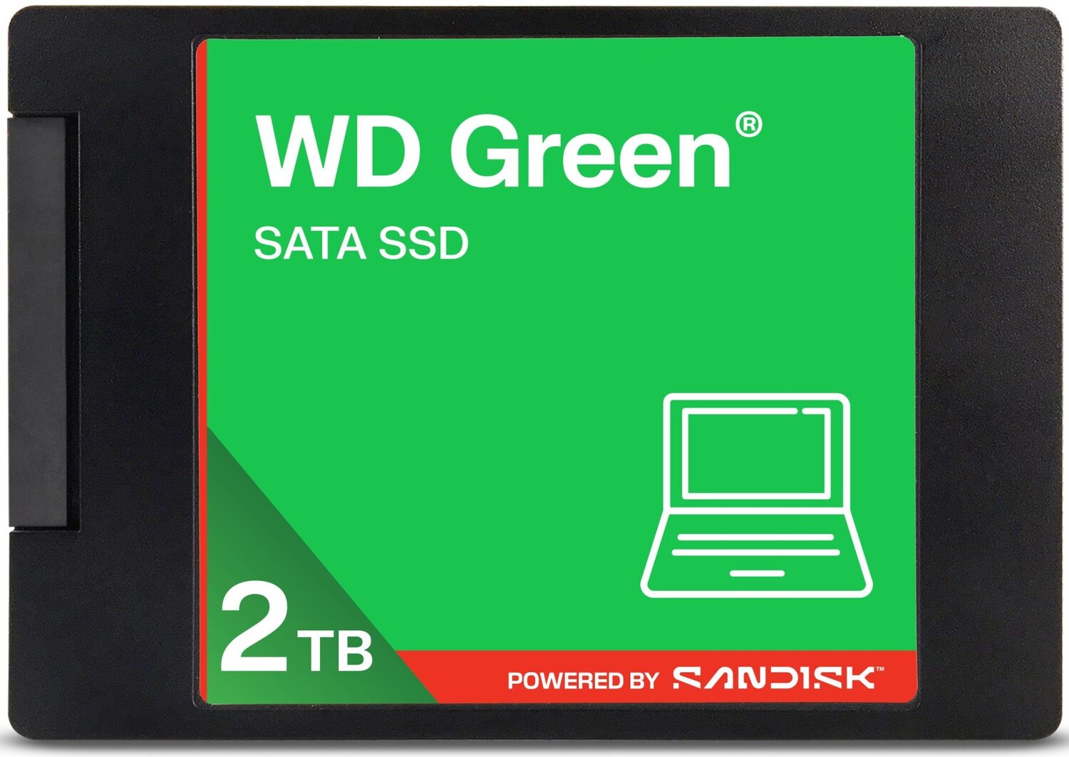 SSD-накопичувач внутрішній SanDisk SSD SATA 2.5" 2TB 545MB/S GRN (WDS200T5G0A-00CPT0) - Фото 1