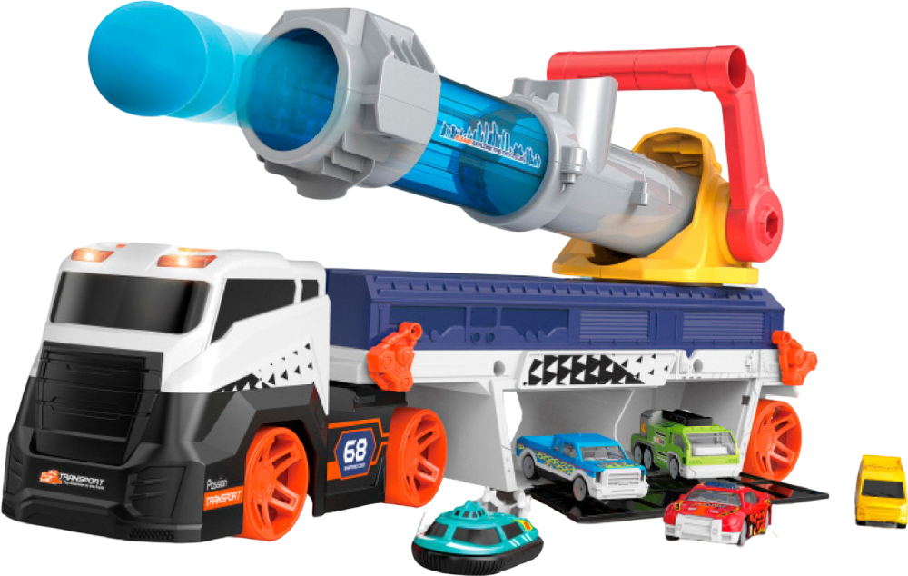 Игровой набор микс WinTek Грузовик с пушкой и транспортом (E7007-3) - Фото 1