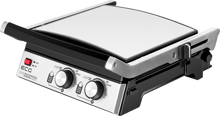 Гриль-барбекю электрический ECG KG 2033 Duo Grill & Waffle - Фото 1