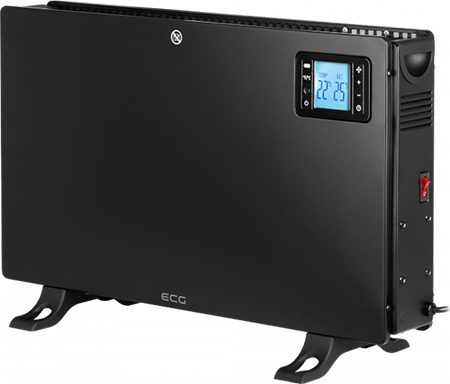 Конвектор ECG TK 2080 DR Black - Фото 1