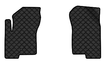 Коврики из экокожи в салон авто передние EVAtech ECO для Patriot (MK74) Restyling Jeep 2011-2016 1 поколение SUV USA (JP1761A2LA2BBB) - Фото 1