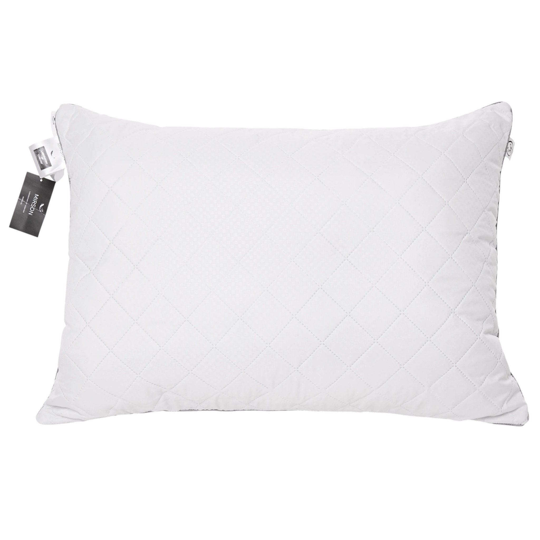 Купить Подушка стандартная MirSon шерстяная Eco Silver 145 Средняя 70х70 см (2200000393623) - Фото 1 Подушка стандартная MirSon шерстяная Eco Silver 145 Средняя 70х70 см (2200000393623) - Фото 1