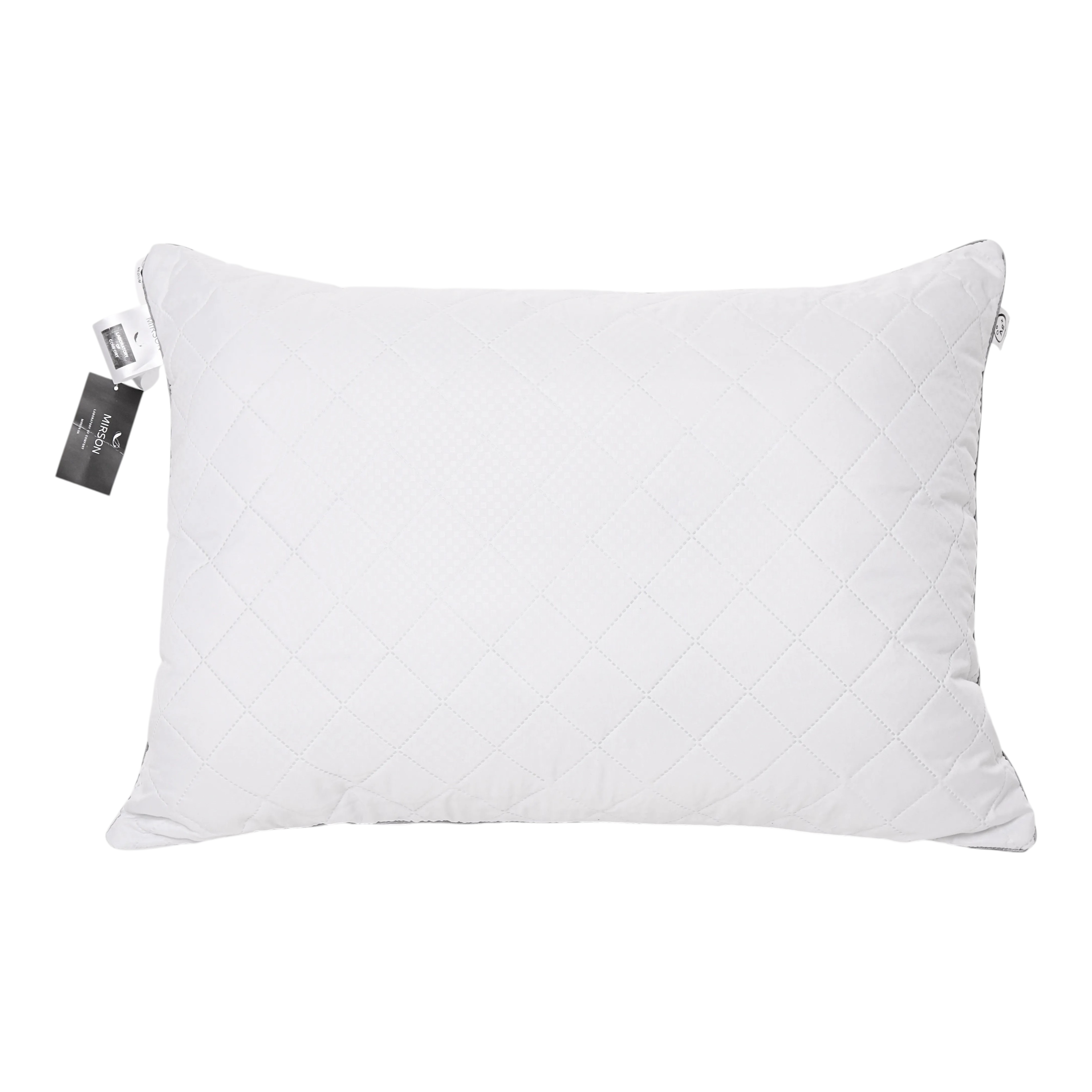Купить Подушка стандартная MirSon хлопковая 1287 Eco Silver Средняя 60х60 см (2200001537934) - Фото 1 Подушка стандартная MirSon хлопковая 1287 Eco Silver Средняя 60х60 см (2200001537934) - Фото 1