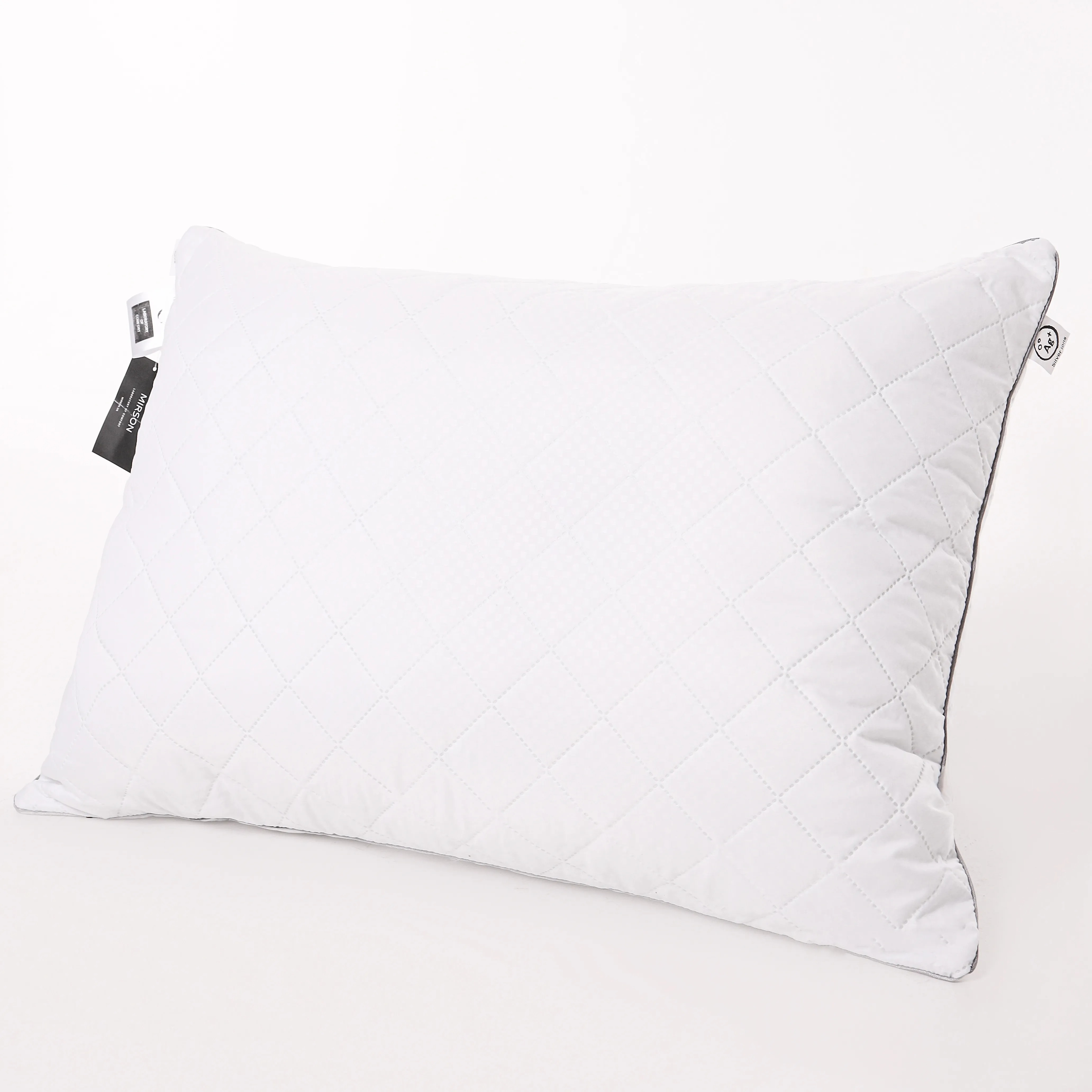 Купити Подушка стандартна MirSon бавовняна 1287 Eco Silver Середня 40х60 см (2200001520042) - Фото 1 Подушка стандартна MirSon бавовняна 1287 Eco Silver Середня 40х60 см (2200001520042) - Фото 1