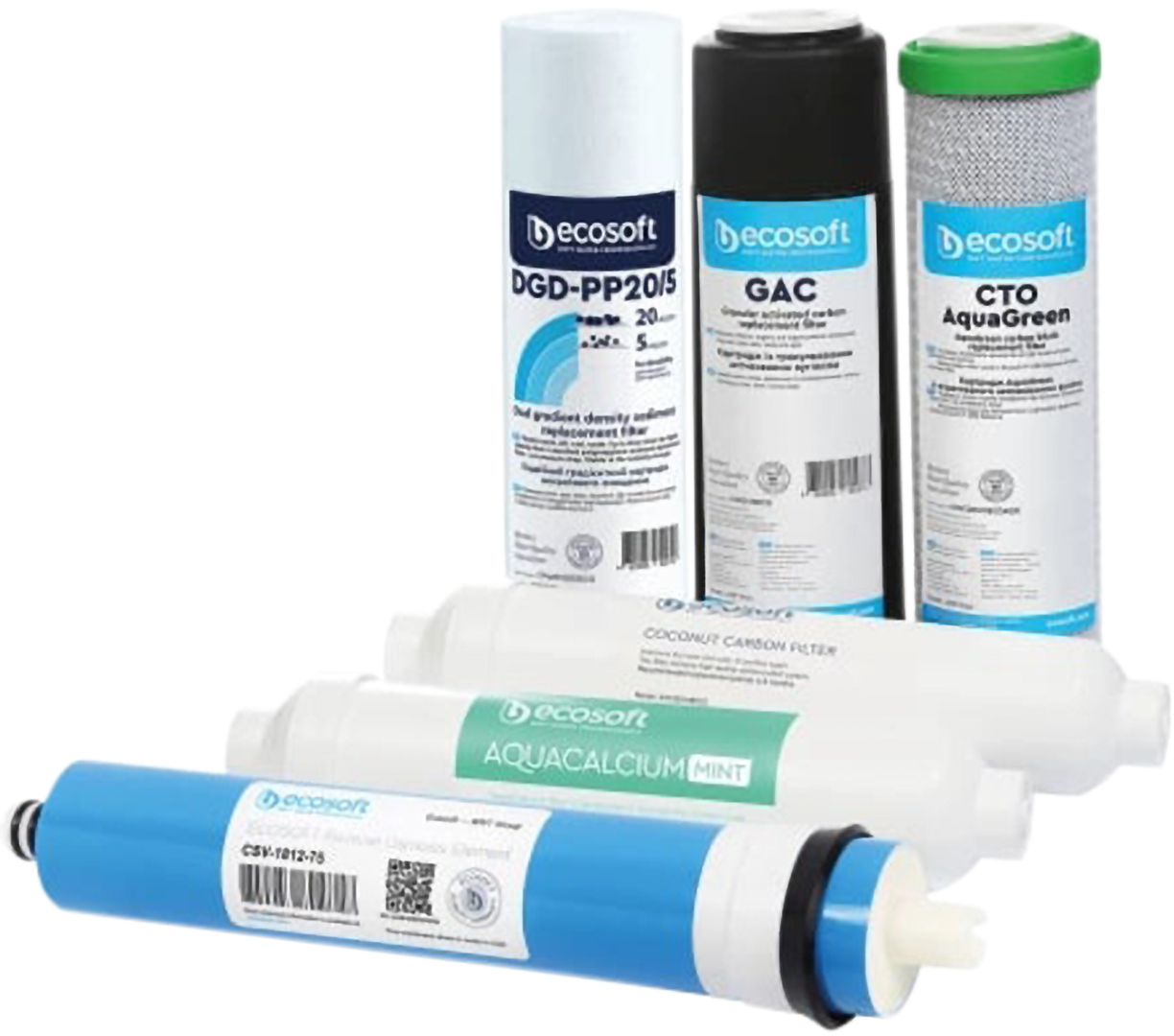 Картридж системы обратного осмоса Ecosoft P`URE AquaCalcium Mint (CHV6PUREMAC) - Фото 1