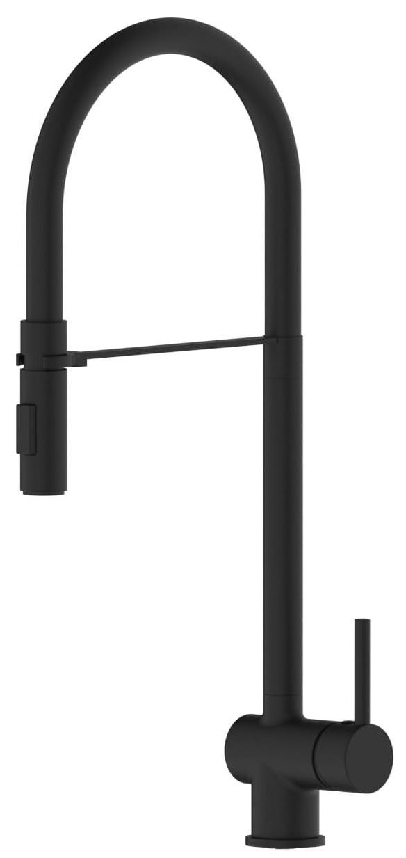 Смеситель кухонный Gunter & Hauer EDEL Brush Black - Фото 1
