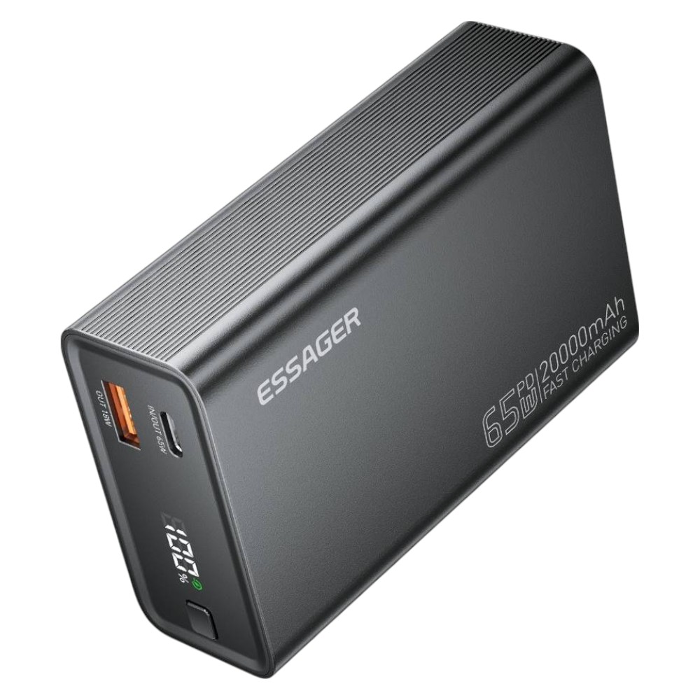 Батарея мобильная Essager Red 65W 20000mAh Li-Pol QC 3.0 (EDY65-LD01-Z) - Фото 1