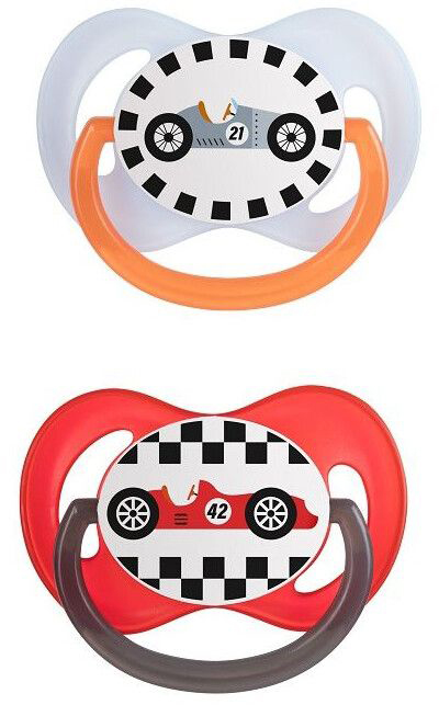Симетрична пустушка Canpol babies 0-6 м-ців 2 шт. Racing (22/634) - Фото 1