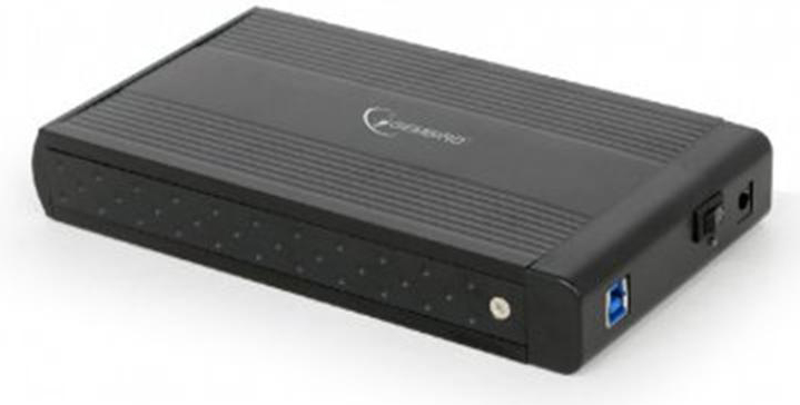 Внешний карман Gembird для SATA HDD 3.5'' USB 3.0 Black (EE3-U3S-3) - Фото 1