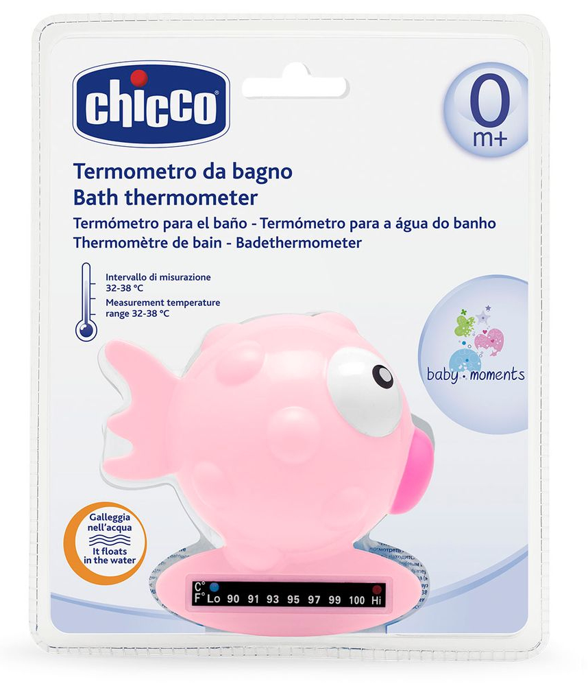Термометр для ванни Chicco Рибка рожевий (06564.10) - Фото 1
