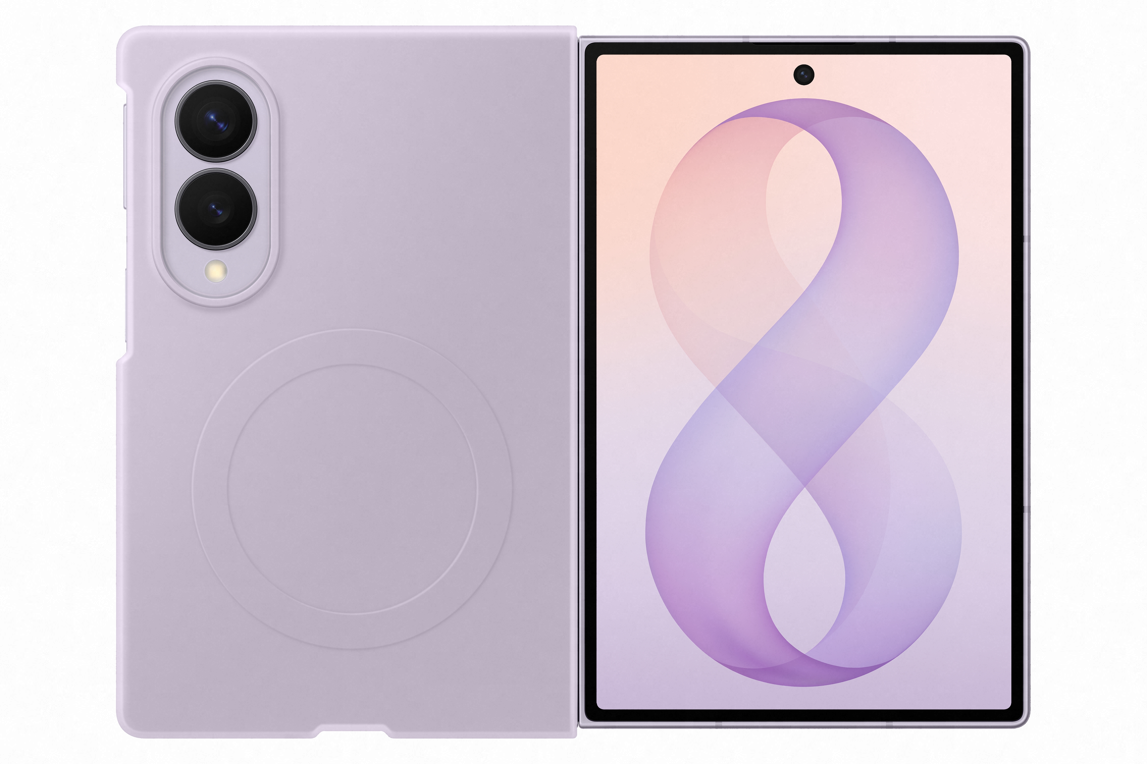 Чохол для смартфону Samsung Silicone Magnet Case Fold 8 Violet (EF-EF971CVEGUA)