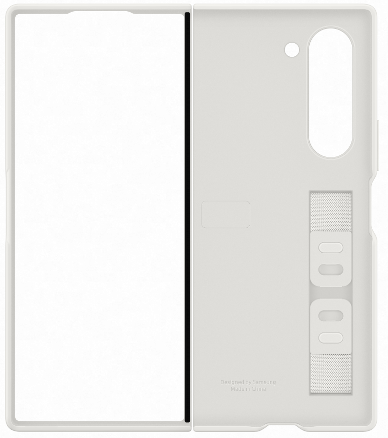 Чехол для смартфона Samsung Silicone Case Fold 6 White (EF-MF956TWEGUA) - Фото 1