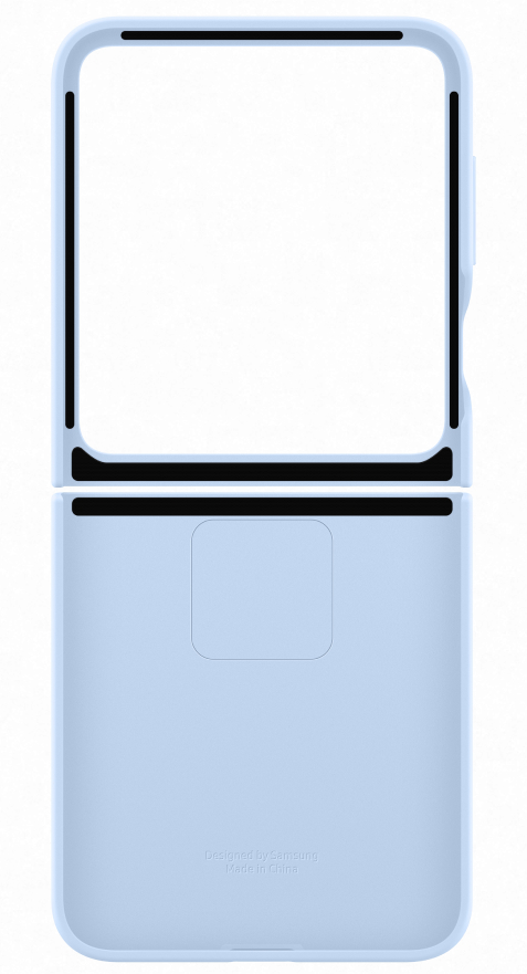 Чохол для смартфону Samsung Silicone Case Flip 6 Blue (EF-PF741TLEGUA) - Фото 1