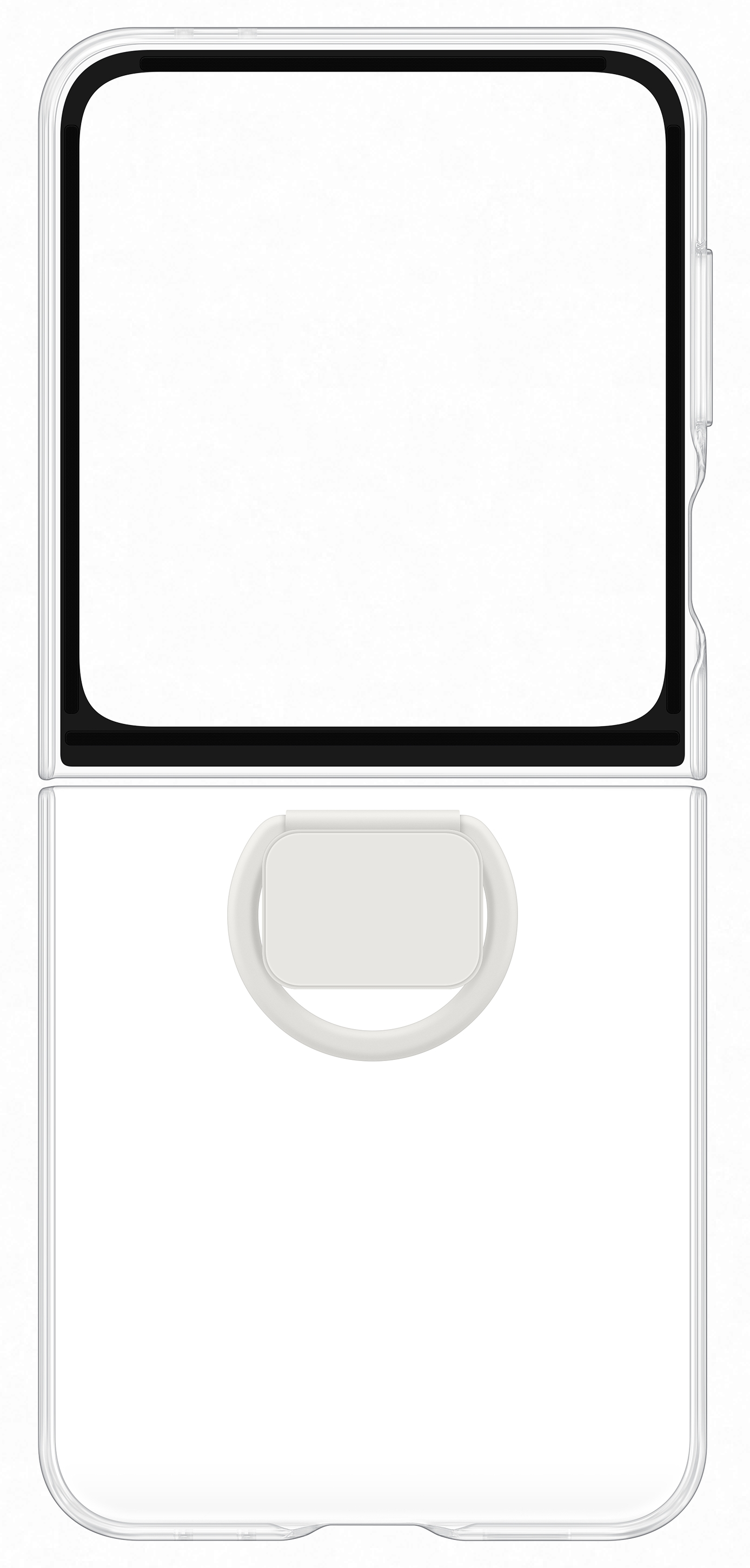 Чехол для смартфона Samsung Clear Case Flip 6 Transparancy (EF-QF741CTEGUA) - Фото 1
