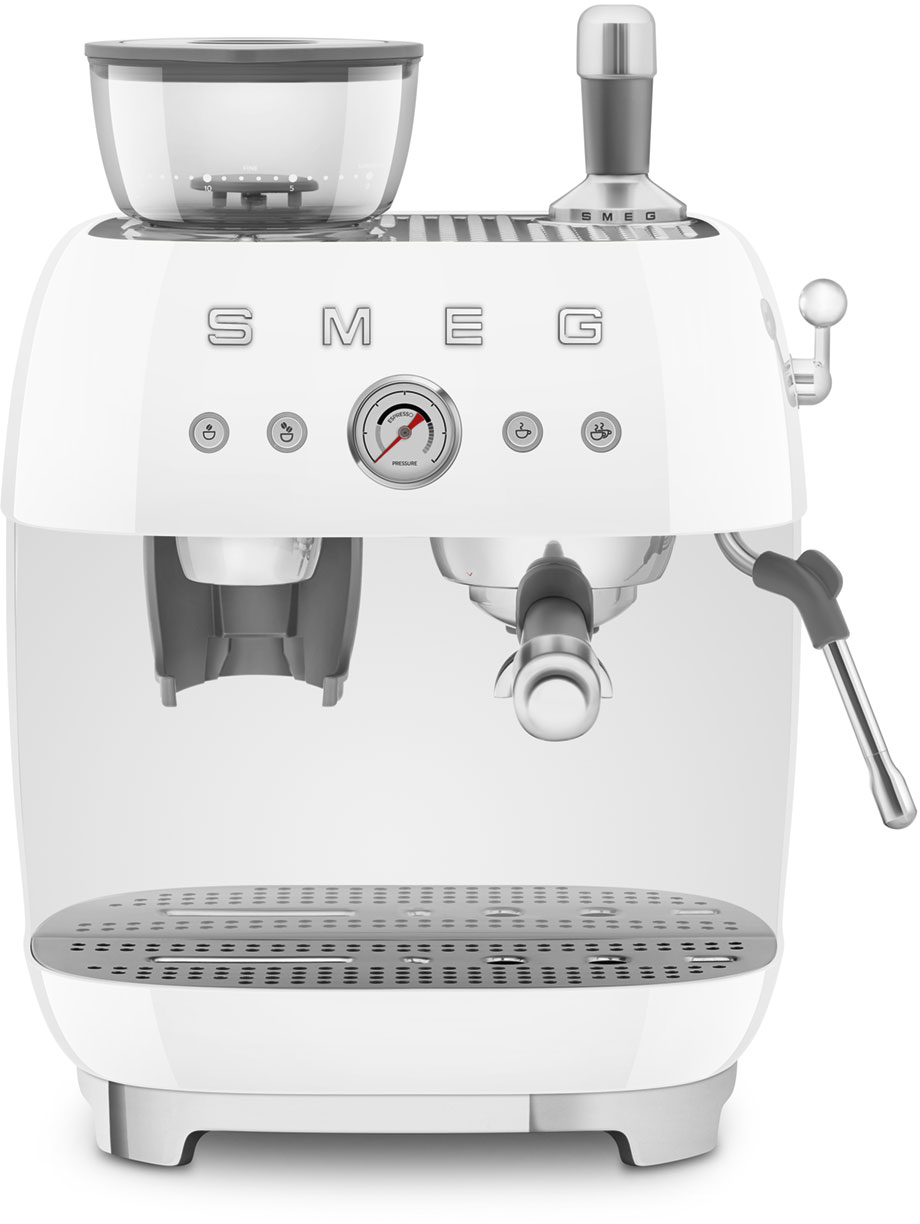 Кофеварка рожковая Smeg EGF03WHEU - Фото 1