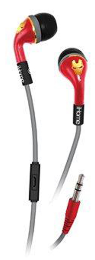 Наушники вкладыши eKids iHome MARVEL IronMan Mic (VI-M15IM.FXV2) - Фото 1