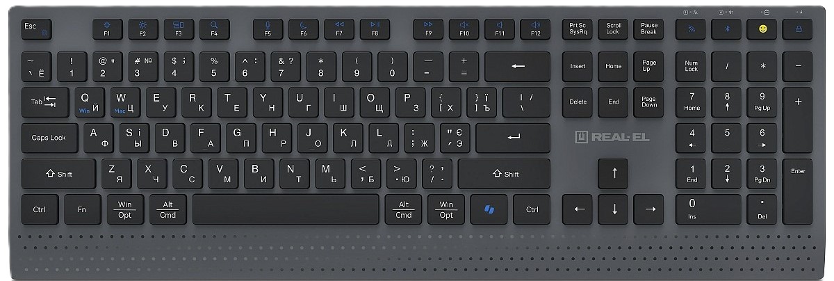 Клавиатура беспроводная REAL-EL RK-715W - Фото 1
