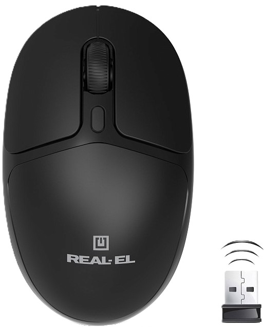 Мышь беспроводная REAL-EL RM-335W (EL123200055) - Фото 1