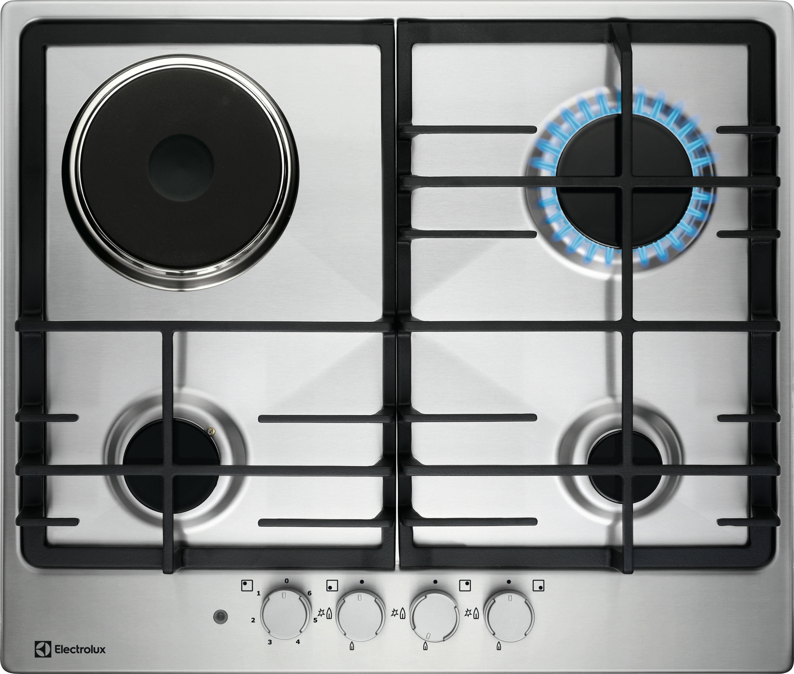 Варочная панель газовая Electrolux KGM64311X - Фото 1