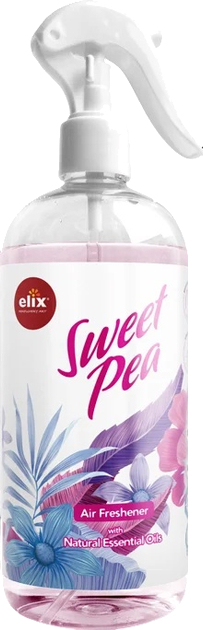 Освежитель воздуха спрей Elix Mist Dewy Sweet Pea 500 мл (5906074151585) - Фото 1