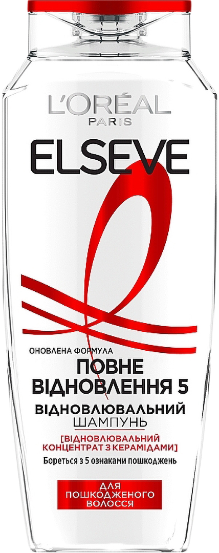 Купити Шампунь жіночий Elseve для пошкодженого волосся 250 мл (3600524217112) - Фото 1 Шампунь жіночий Elseve для пошкодженого волосся 250 мл (3600524217112) - Фото 1
