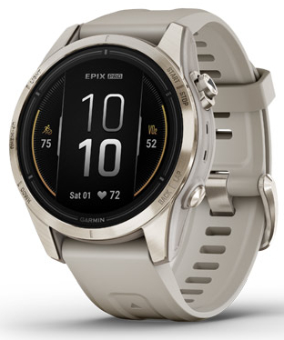 Уценка - Смарт-часы Garmin Epix Pro (g2) 42mm Saph Soft Gold SS Lt. Sand (010-02802-11) - Фото 1