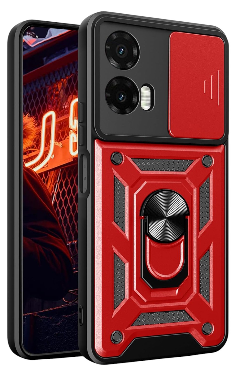 Чехол для смартфона BeCover Military for Motorola Moto G35 Red (713092) - Фото 1
