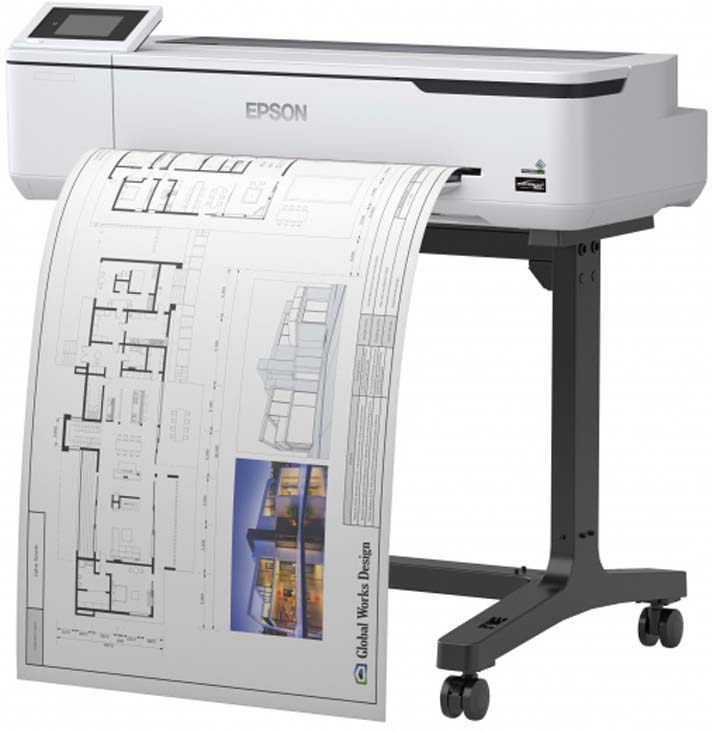 Принтер для цветной печати Epson SureColor SC-T3100 24'' со стендом (C11CF11302A0) - Фото 1