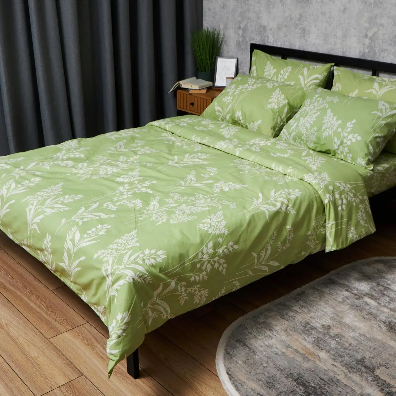 Комплект постільної білизни Moon&Star Бязь Gold Люкс Verdant Spring 175х210 нав. 4х70х70 (MS-820007254) - Фото 1