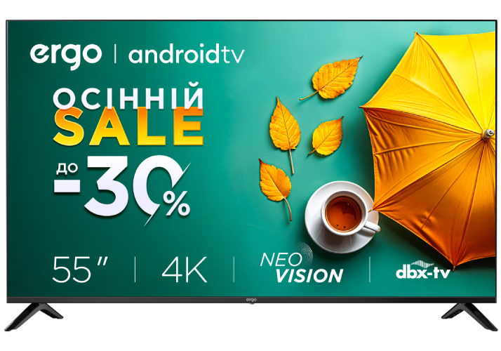 Телевізор Ergo 55GUS6500 - Фото 1