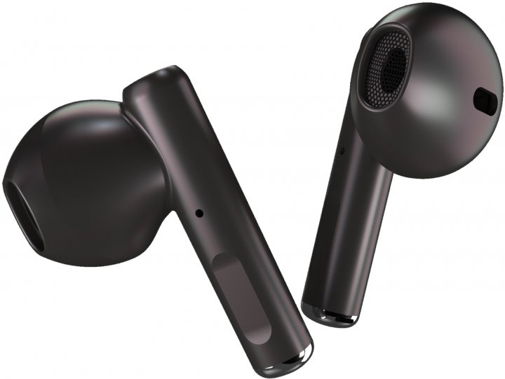 Наушники вкладыши беспроводные TWS Ergo BS-740 Air Sticks 2 Black - Фото 1