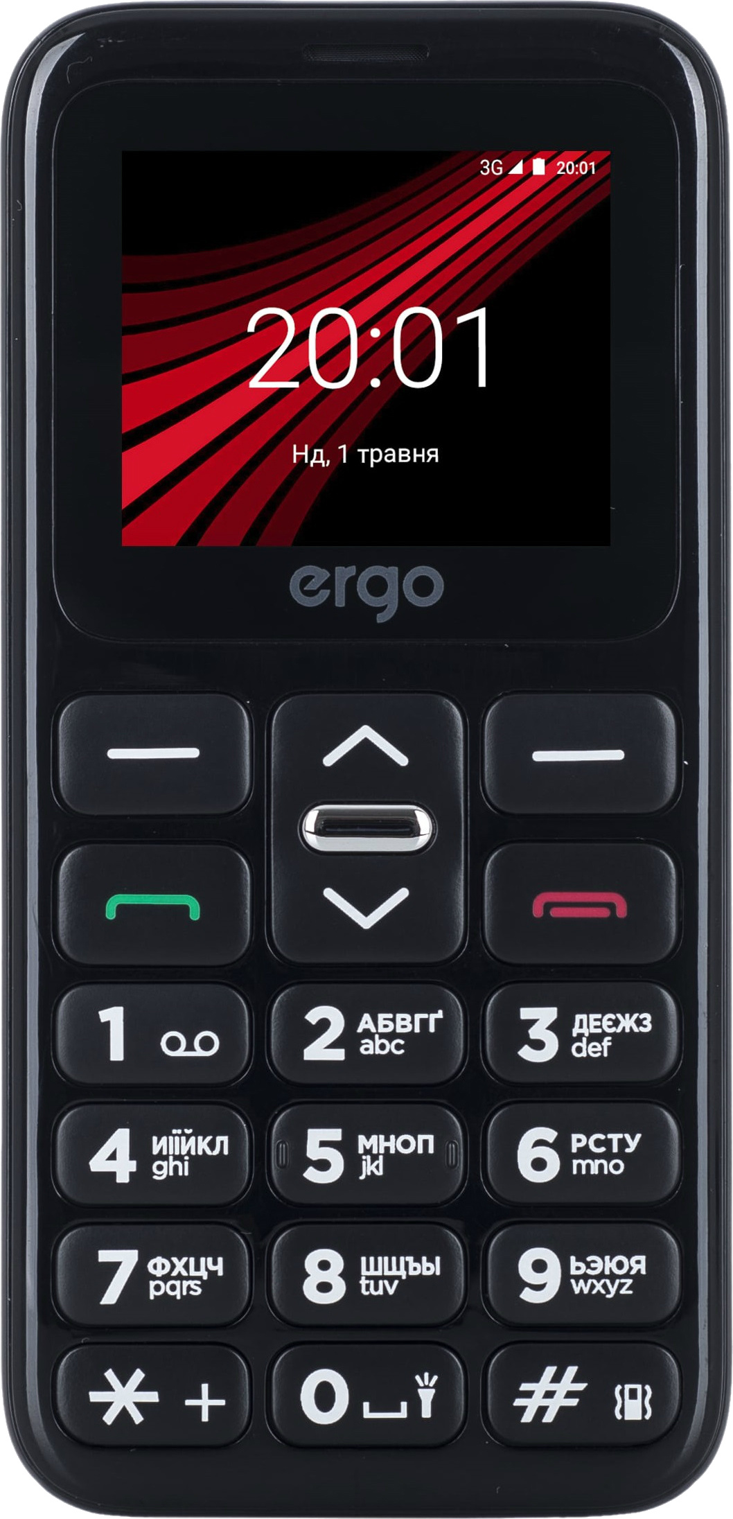 Мобильный телефон Ergo F186 Solace Dual Sim Black купить - цена ...