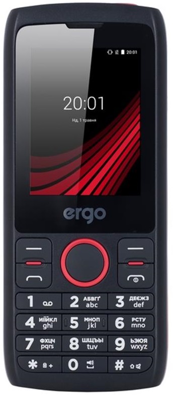 Мобильный телефон Ergo F247 Flash Dual Sim Black купить - цена ...