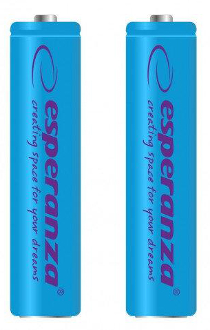 Аккумулятор тип AAA Esperanza Ni-MH AAA 1000 mAh 2шт Blue (EZA101B) - Фото 1