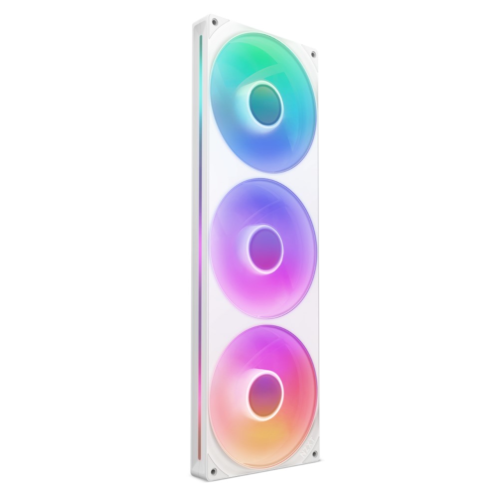 Корпусный вентилятор NZXT F420 RGB Core Fan (Single Frame) - White (RF-U42HF-W1) - Фото 1
