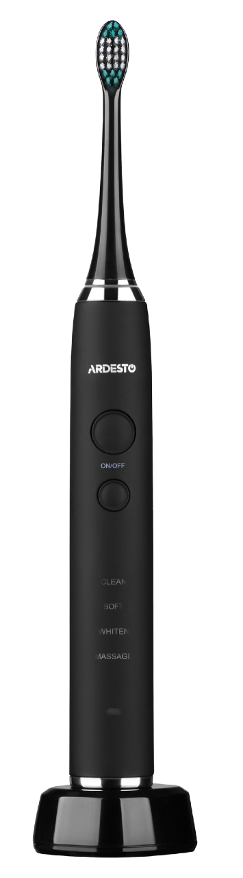 Зубна щітка електрична Ardesto ETB-211B Black - Фото 1