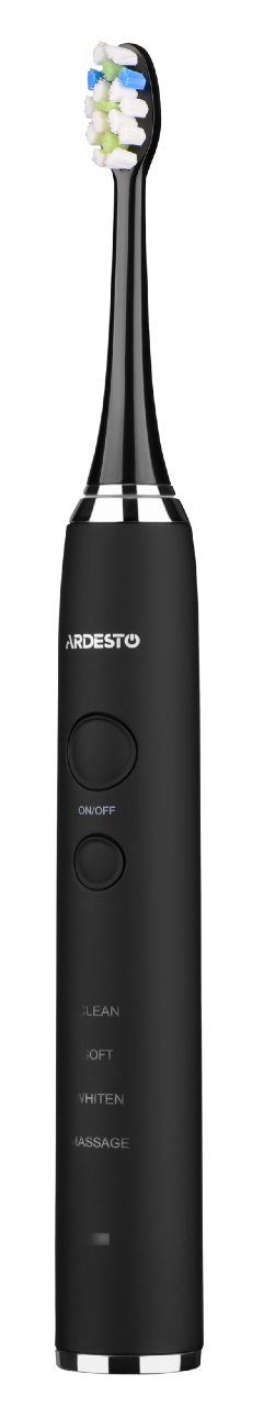 Зубна щітка електрична Ardesto ETB-212CB Black - Фото 1