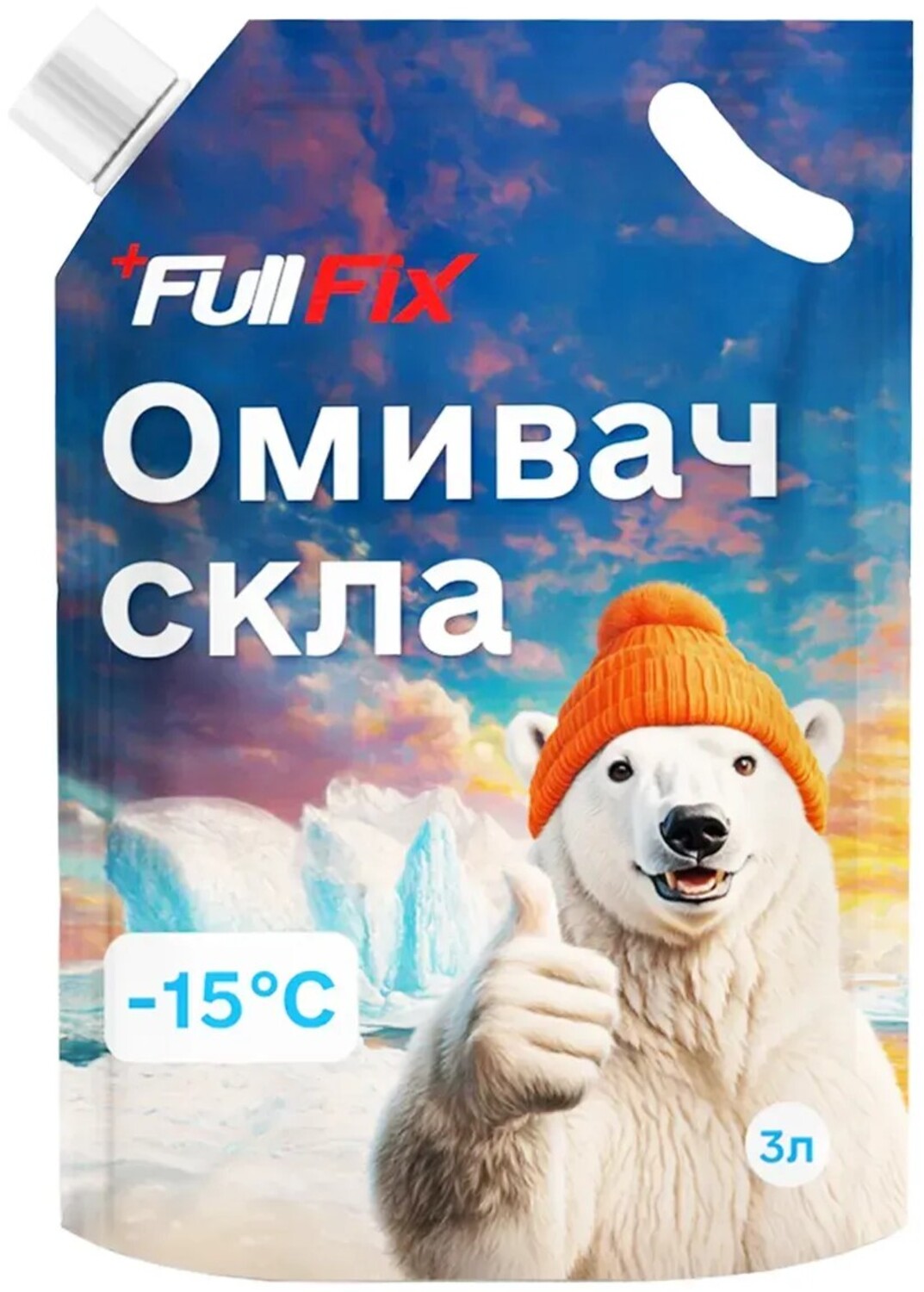 Омивач скла FullFix 3 л Ice Age (ETB15) - Фото 1