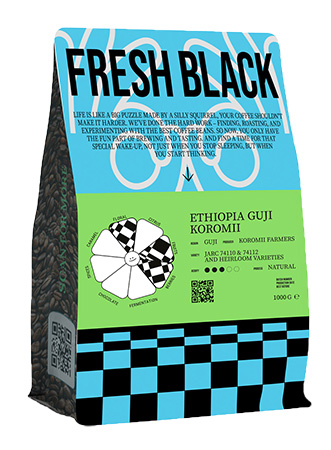 Кава в зернах Fresh Black Ethiopia 1кг - Фото 1