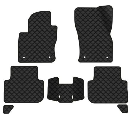 Коврики из экокожи в салон авто EVAtech ECO для Tiguan (Mk 2) Volkswagen 2016-2020 2 поколение SUV EU VW31492CP7AV4BBB - Фото 1