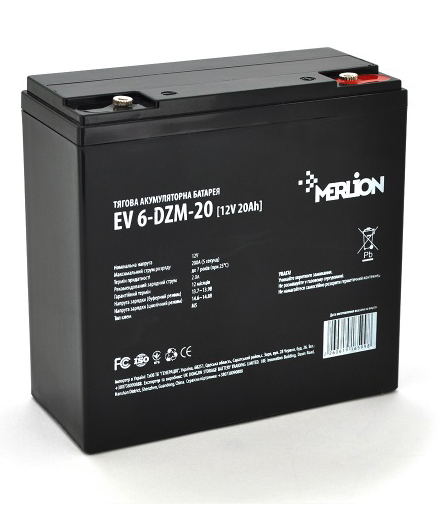 Аккумулятор для ИБП Merlion 12V 20AH (EV 6-DZM-20/16599) AGM - Фото 1