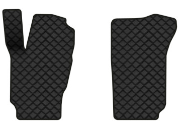 Коврики из экокожи в салон авто передние EVAtech для Fabia (6Y) Skoda 1999-2007 1 поколение Sedan EU (SK1630A2BBB) - Фото 1