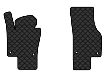 Коврики из экокожи в салон авто передние EVAtech для Passat (B7) Volkswagen 2010-2014 7 поколение Sedan EU (VW3694AK2AV4BBB) - Фото 1