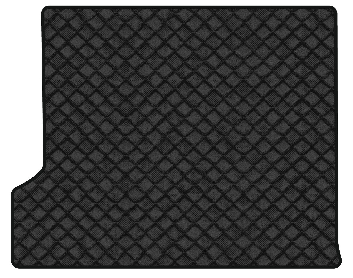 Килимок з екошкіри в багажник авто EVAtech ECO для Patrol (Y61) 5 seats 5-doors Nissan 1998-2010 5 покоління SUV EU NS3807B1BBB - Фото 1