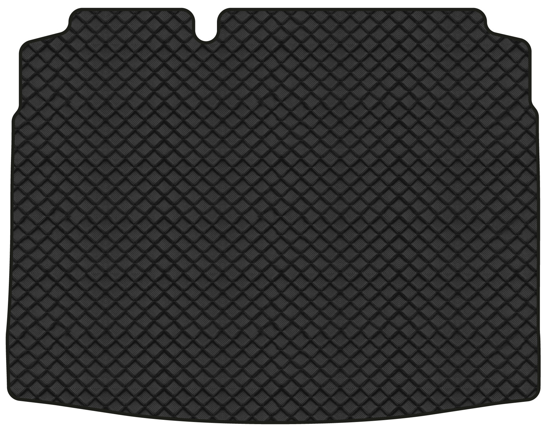 Коврик из экокожи в багажник авто EVAtech для Golf (V) AT 3-doors Volkswagen 2003-2009 5 поколение Htb EU (VW33069B1BBB) - Фото 1